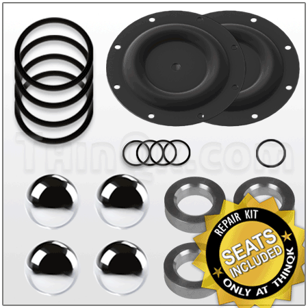 Repair kit (T637119-A2-C-SS) Seats Incl