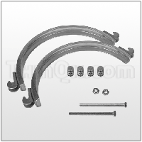 Clamp set (T400408---) Carbon steel