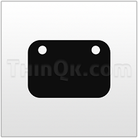 Pad, Hinge (T570.001.365) NEOPRENE